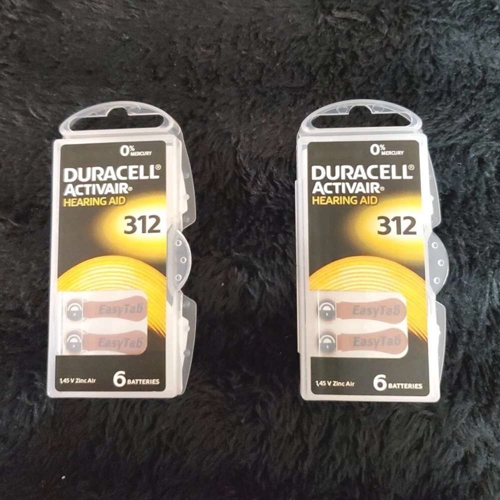 Hearing Aid Batteries 312 - Silver Pack of 2 with 16 Batteries